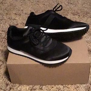 Women’s Steve Madden satin tennis shoe
